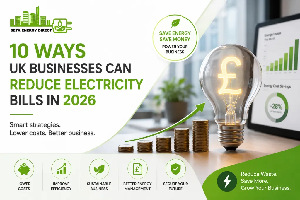 10 Ways UK Businesses Can Reduce Electricity Bills in 2026
