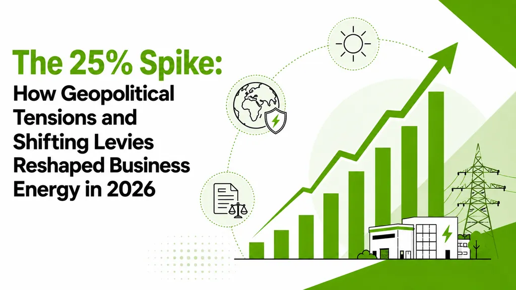The 25% Spike: How Geopolitical Tensions and Shifting Levies Reshaped Business Energy in 2026