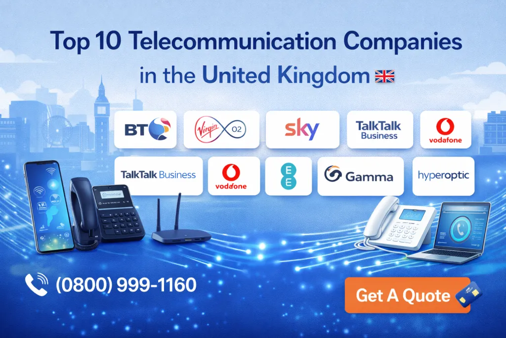 Top 10 Telecommunication Companies in the United Kingdom