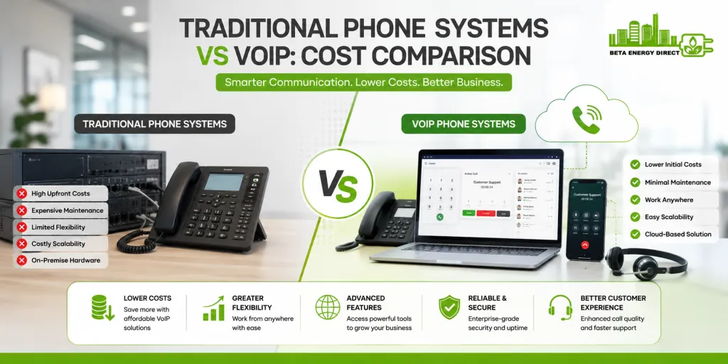 Traditional Phone Systems vs VoIP: Cost Comparison for UK Businesses