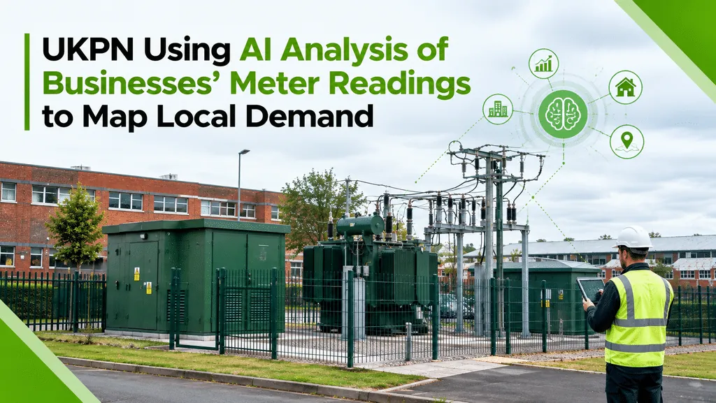 UKPN Using AI Analysis of Businesses’ Meter Readings to Map Local Demand