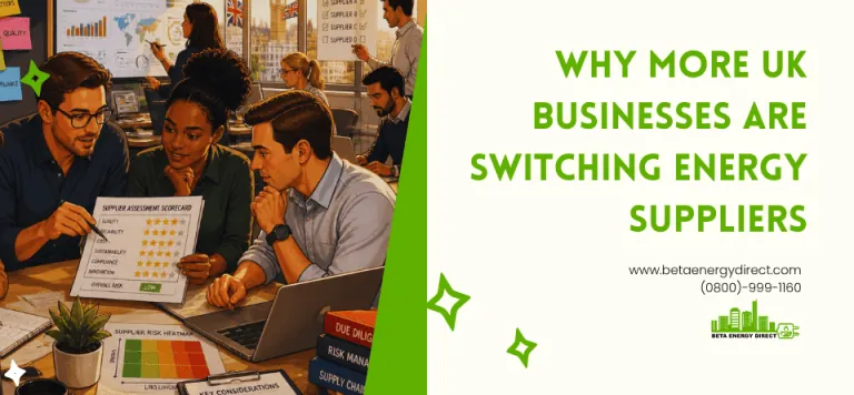 Why More UK Businesses Are Switching Energy Suppliers