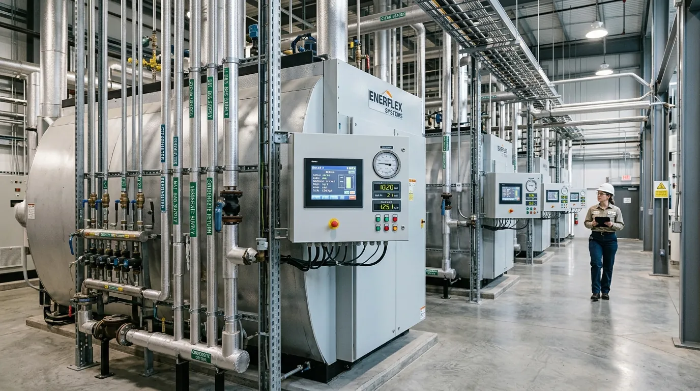 High efficiency commercial gas heating boilers